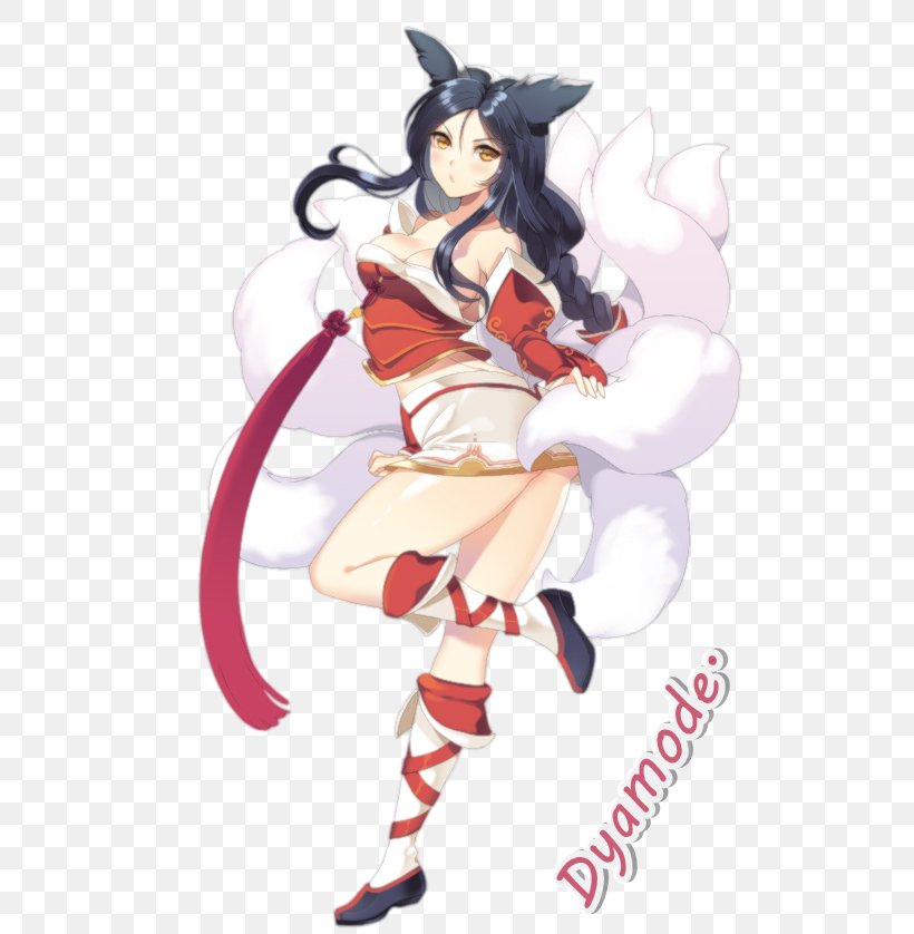 League Of Legends Ahri Art Drawing, PNG, 515x838px, Watercolor, Cartoon, Flower, Frame, Heart Download Free