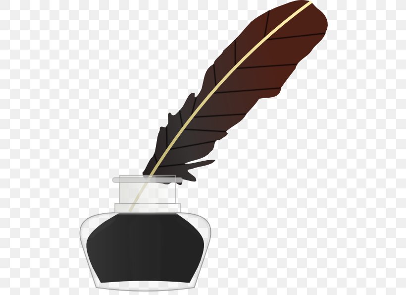 Quill Ink Pen Clip Art, PNG, 504x595px, Quill, Blog, Drawing, Feather, Fountain Pen Download Free