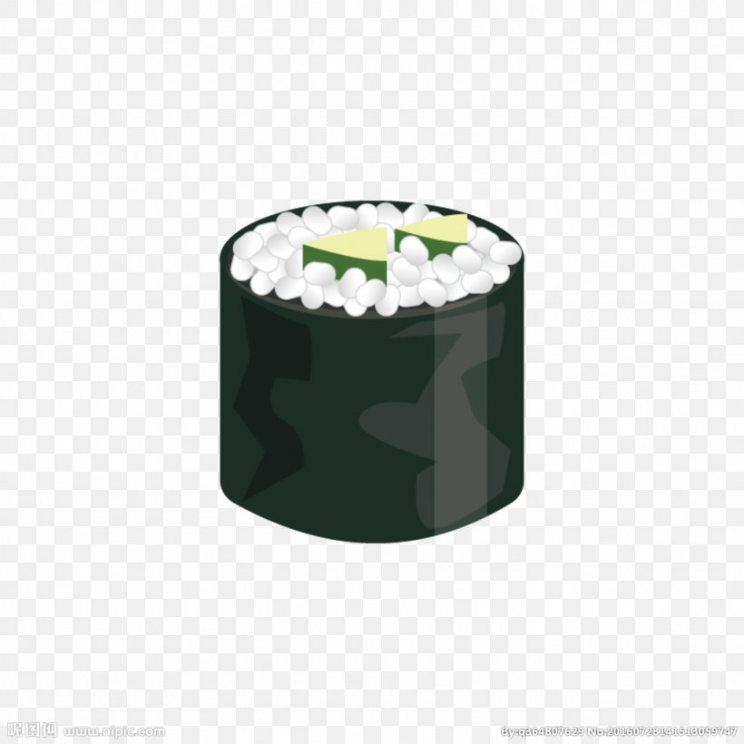 Sushi Makizushi Gimbap Cucumber Rice, PNG, 1024x1024px, Sushi, Cartoon, Cooked Rice, Cucumber, Cylinder Download Free