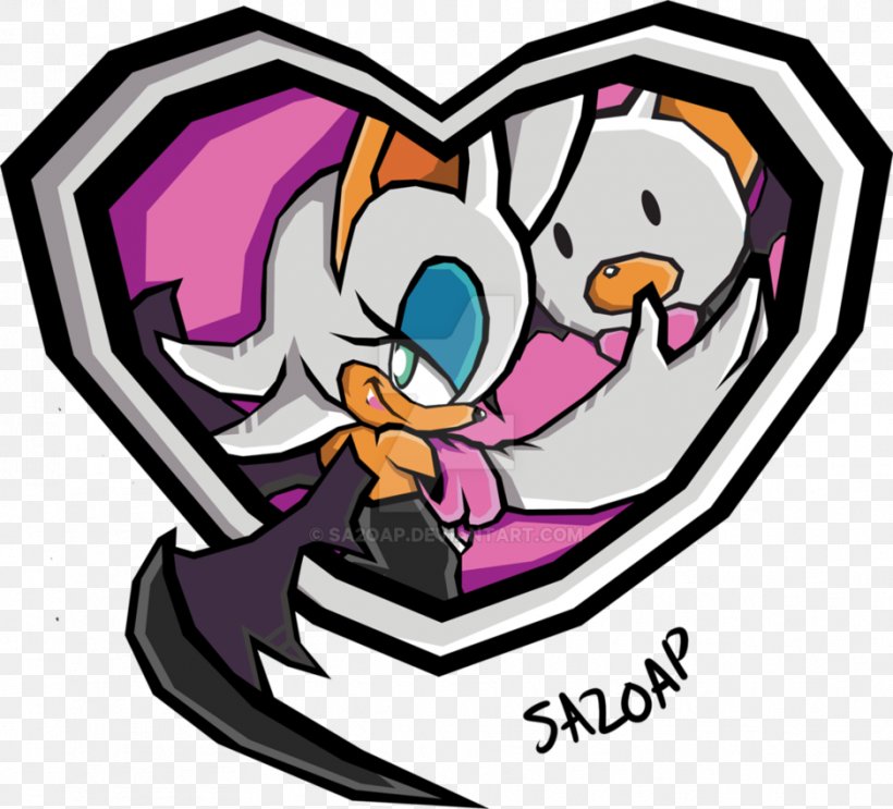 Rouge The Bat Shadow The Hedgehog DeviantArt, PNG, 938x851px, Watercolor, Cartoon, Flower, Frame, Heart Download Free