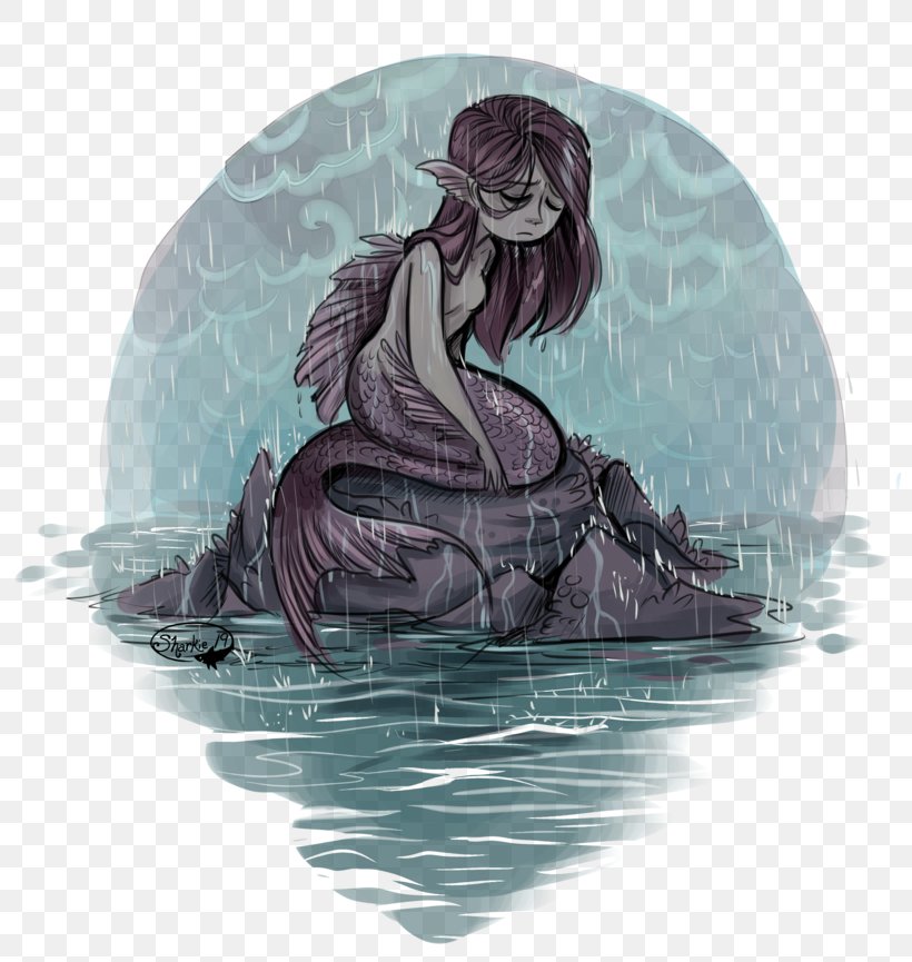 Art Mermaid Kisses In The Rain, PNG, 800x865px, Art, Deviantart, Digital Art, Fictional Character, Kisses In The Rain Download Free