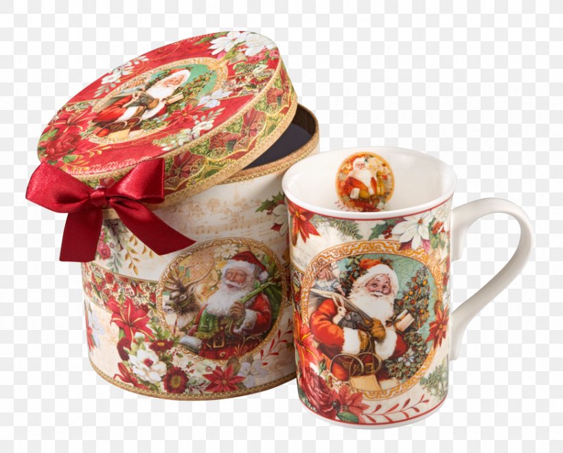 Coffee Cup Santa Claus Porcelain Mug, PNG, 871x700px, Coffee Cup, Ceramica Giapponese, Christmas Day, Cup, Drinkware Download Free