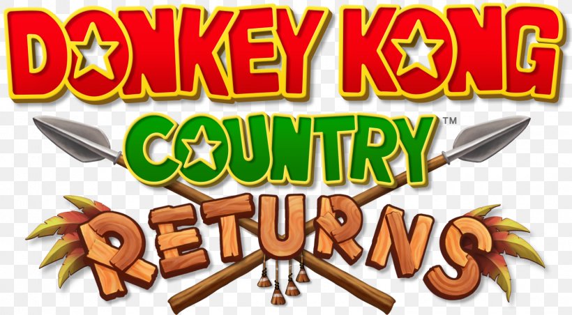 Donkey Kong Country Returns Nintendo 3DS Wii Logo, PNG, 1600x882px, 2010, Donkey Kong Country Returns, Cuisine, Donkey Kong, Donkey Kong Country Download Free
