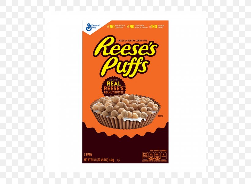 Reese's Puffs Reese's Peanut Butter Cups Breakfast Cereal Chocolate Candy, PNG, 525x600px, Breakfast Cereal, Brand, Candy, Chocolate, Cinnamon Toast Crunch Download Free