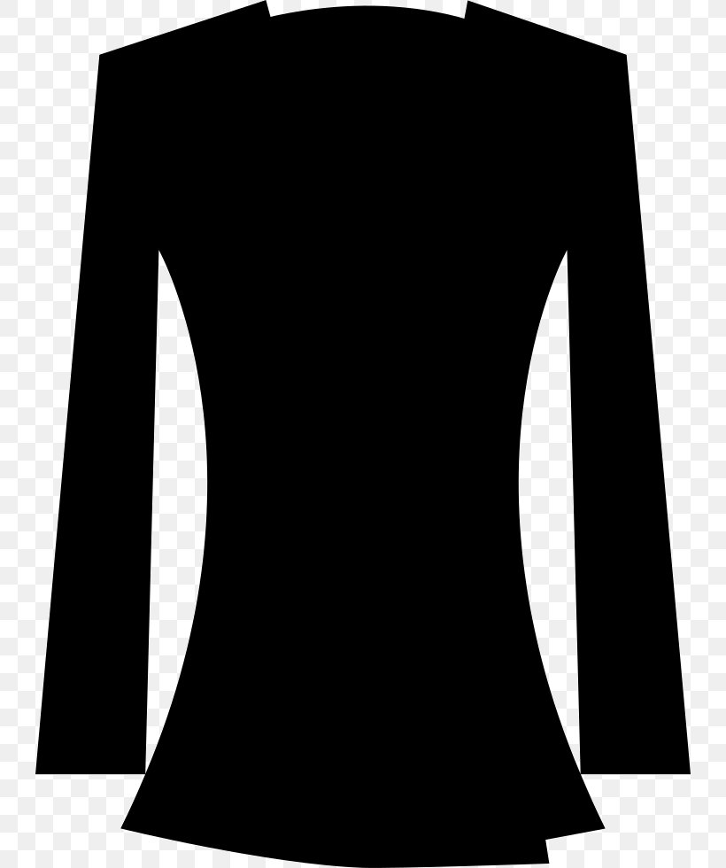 Long-sleeved T-shirt Long-sleeved T-shirt Shoulder Dress, PNG, 740x980px, Tshirt, Black, Black And White, Black M, Clothing Download Free