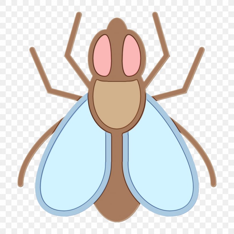 Cartoon Pest Nose Insect Clip Art, PNG, 1024x1024px, Watercolor, Cartoon, Insect, Membranewinged Insect, Nose Download Free