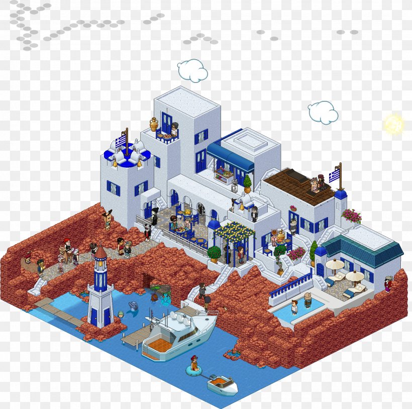 Habbo Santorini LEGO Game Apartment, PNG, 1978x1964px, Habbo, Apartment, Badge, Game, June Download Free