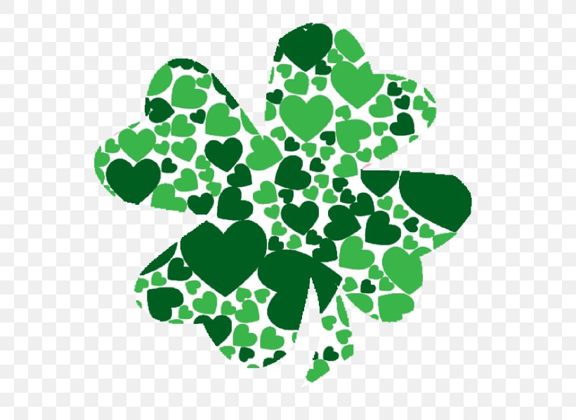 Ireland Shamrock Saint Patrick's Day Heart Clip Art, PNG, 582x599px, Ireland, Clover, Flora, Fourleaf Clover, Grass Download Free