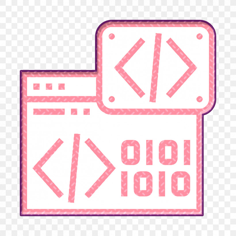 Code Icon Programming Icon Binary Code Icon, PNG, 1204x1204px, Code Icon, Binary Code Icon, Line, Logo, Magenta Download Free