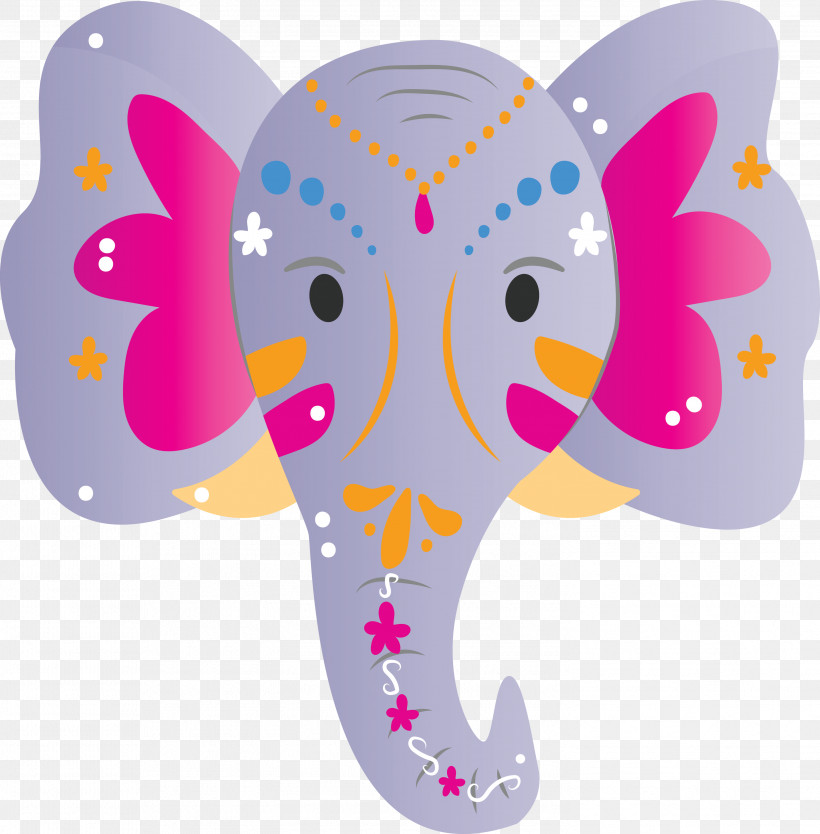 Indian Element, PNG, 2948x2999px, Indian Element, Butterflies, Elephant, Lepidoptera, Pink M Download Free