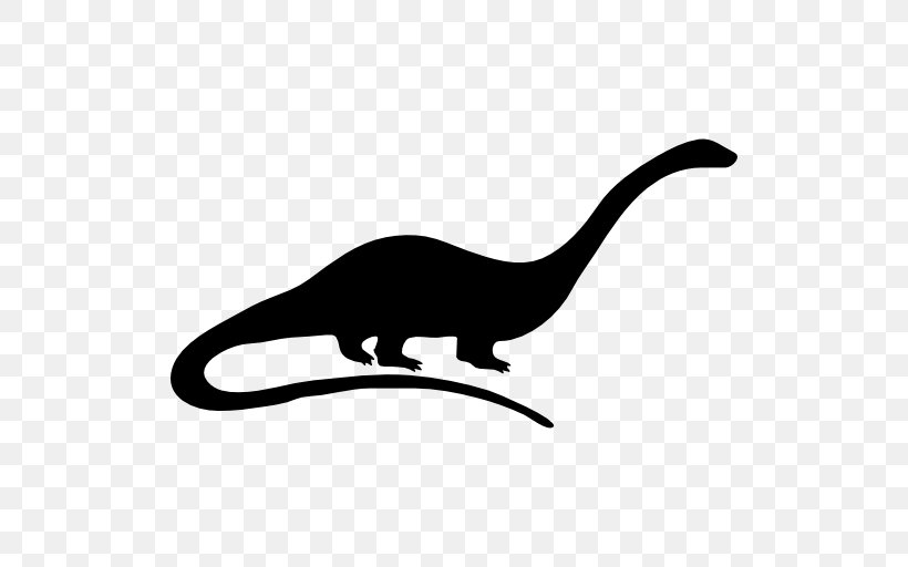 Mamenchisaurus Dinosaur Iguanodon Magyarosaurus Allosaurus, PNG, 512x512px, Mamenchisaurus, Allosaurus, Animal, Animal Figure, Black And White Download Free