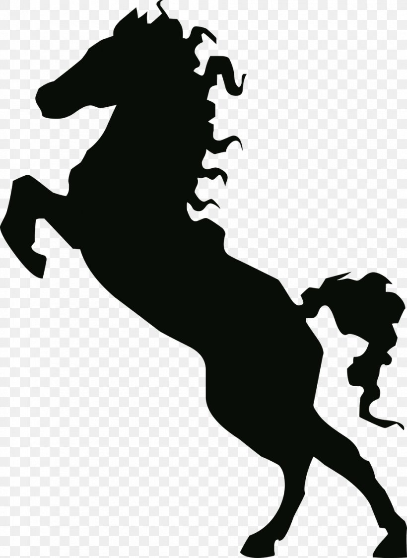Mustang Stallion Silhouette Clip Art, PNG, 933x1280px, Mustang, Autocad Dxf, Black, Black And White, Equestrian Download Free