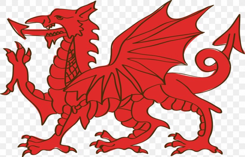 Flag Of Wales Welsh Dragon, PNG, 931x598px, Wales, Animal Figure, Art, Artwork, Chinese Dragon Download Free