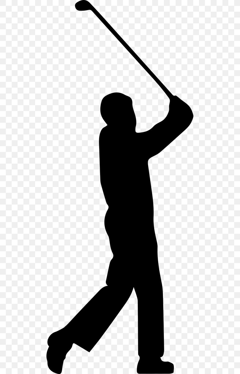 Golf Clubs Golf Balls Clip Art, PNG, 640x1280px, Golf, Arm, Ball, Baseball Equipment, Black And White Download Free