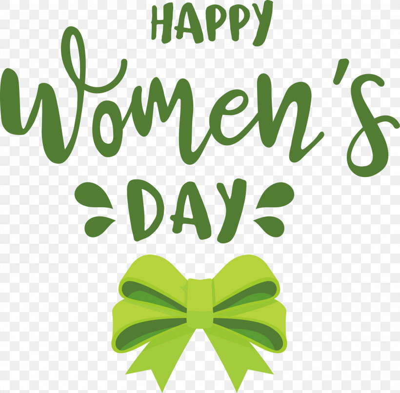 Happy Women’s Day Womens Day, PNG, 3000x2951px, Womens Day, Biology, Green, Leaf, Line Download Free