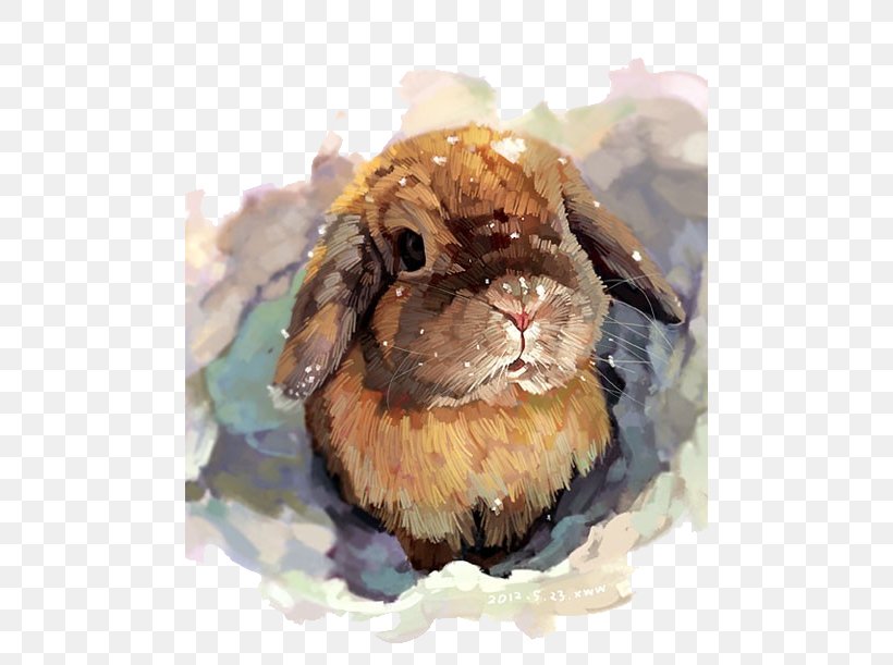 Watercolor Painting Art Drawing, PNG, 480x611px, Watercolor Animals, Art, Artist Trading Cards, Domestic Rabbit, Drawing Download Free