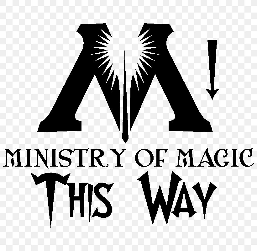 Ministry Of Magic Magic In Harry Potter Professor Severus Snape Draco Malfoy, PNG, 800x800px, Ministry Of Magic, Black And White, Brand, Decal, Draco Malfoy Download Free