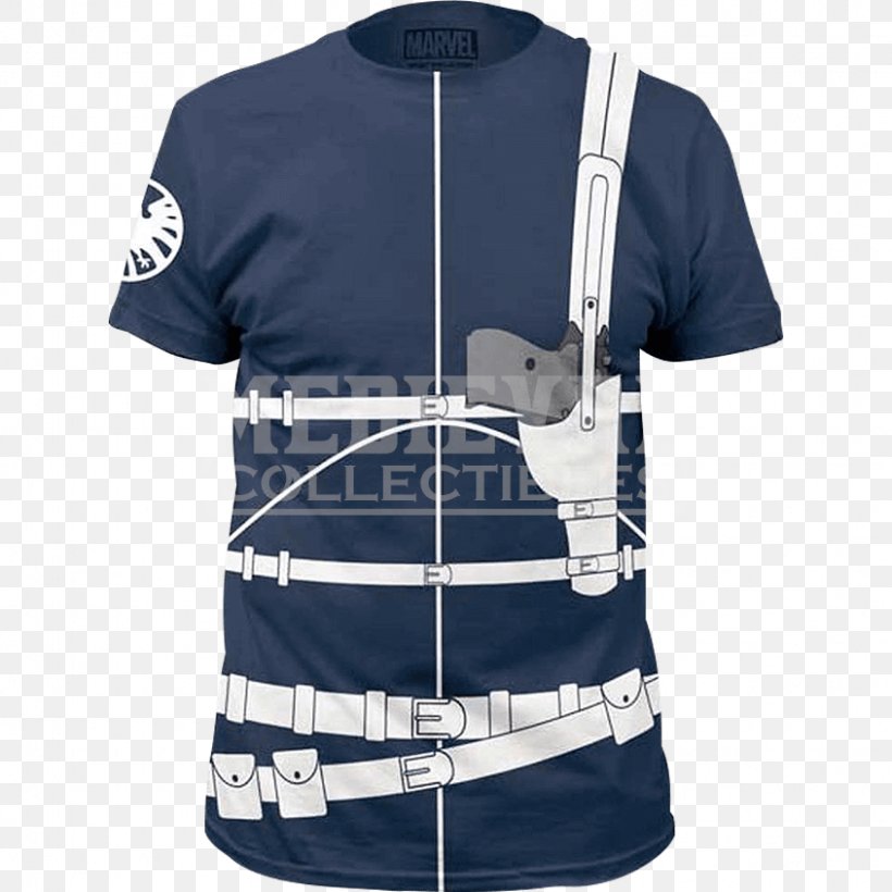 T-shirt Nick Fury Phil Coulson Marvel Comics, PNG, 845x845px, Tshirt, Agents Of Shield, All Over Print, Blue, Clothing Download Free