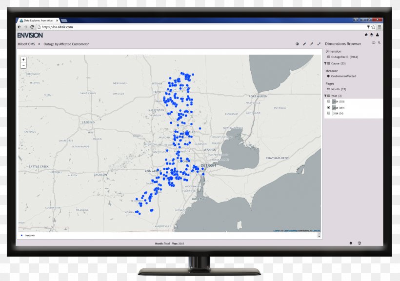 Computer Monitors Interactive Visualization Multimedia Visual Analytics, PNG, 1828x1286px, Computer Monitors, Altair Engineering, Analytics, Brand, Computer Monitor Download Free