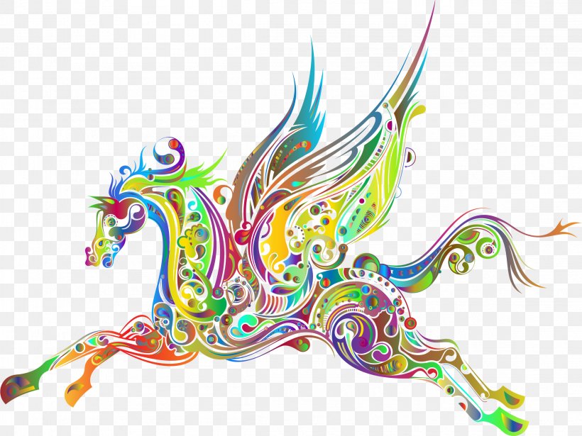 Graphic Design Horse Clip Art, PNG, 2298x1726px, Horse, Abstract Art, Art, Dragon, Fictional Character Download Free
