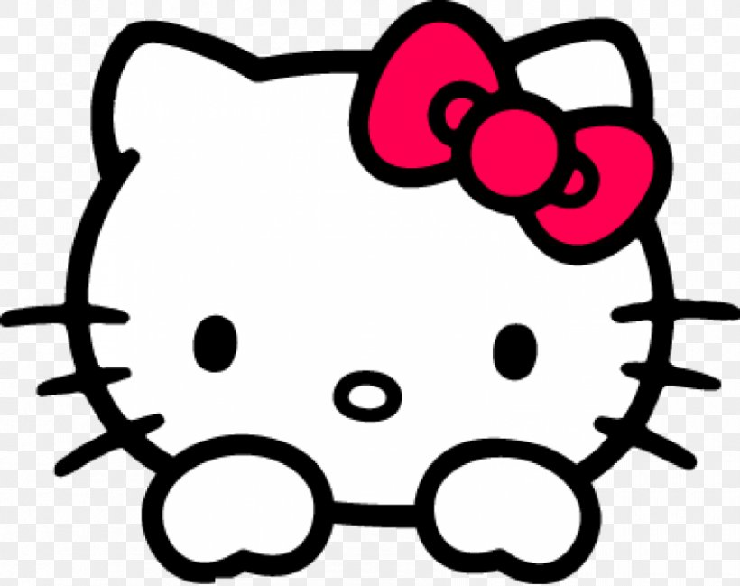 Hello Kitty Clip Art Image Cartoon Sanrio Png 850x673px Hello Kitty Black And White Cartoon Character