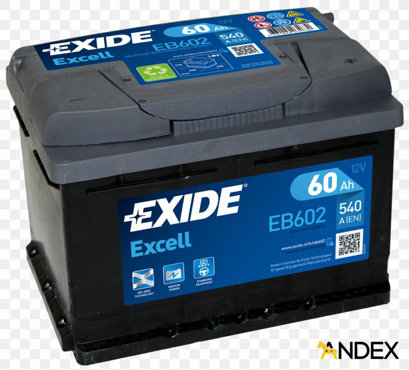 Exide Excell Car Battery Automotive Battery Exide Starter Battery, PNG, 1000x905px, Car, Ampere, Ampere Hour, Auto Part, Automotive Battery Download Free