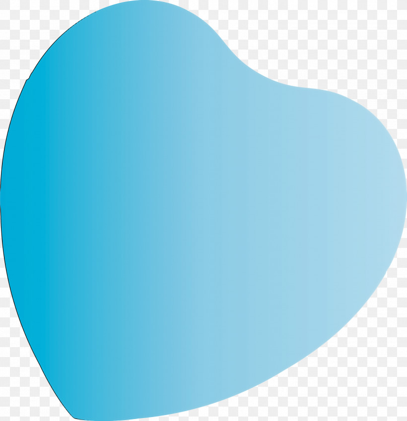 Kawaii Heart, PNG, 2895x2999px, Kawaii Heart, Aqua, Azure, Blue, Circle Download Free