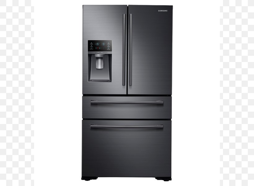 Refrigerator Cubic Foot Home Appliance Stainless Steel Door, PNG, 800x600px, Refrigerator, Cubic Foot, Door, Energy Star, Home Appliance Download Free