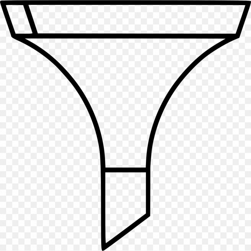 Image Funnel, PNG, 980x982px, Funnel, Area, Black, Black And White, Drawing Download Free