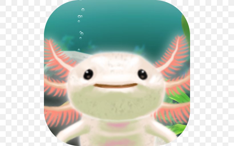 Axolotl Pet Garden Eel Pet Salamander, PNG, 512x512px, Axolotl, Android, App Store, Aquarium, Beak Download Free