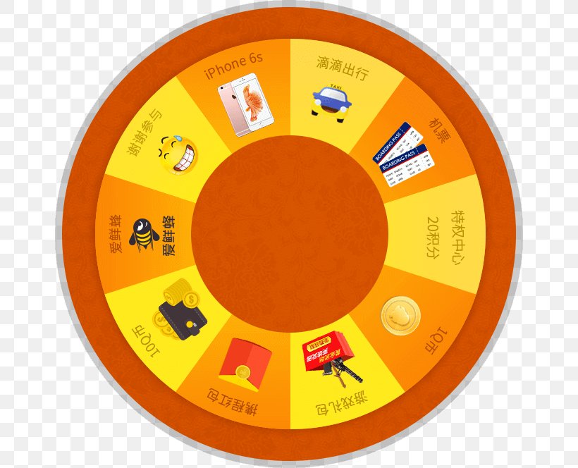 Compact Disc Circle, PNG, 664x664px, Compact Disc, Area, Orange, Yellow Download Free