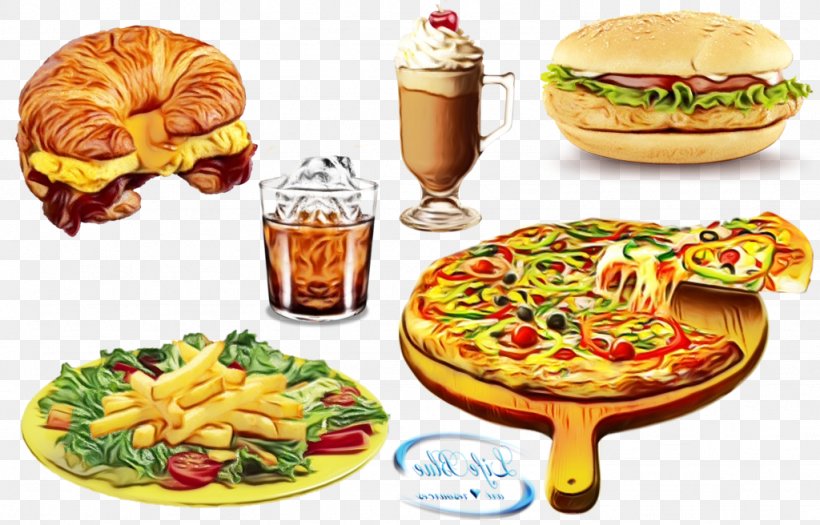 Junk Food Cartoon, PNG, 1024x656px, Watercolor, American Cuisine, American Food, Breakfast, Burger King Premium Burgers Download Free