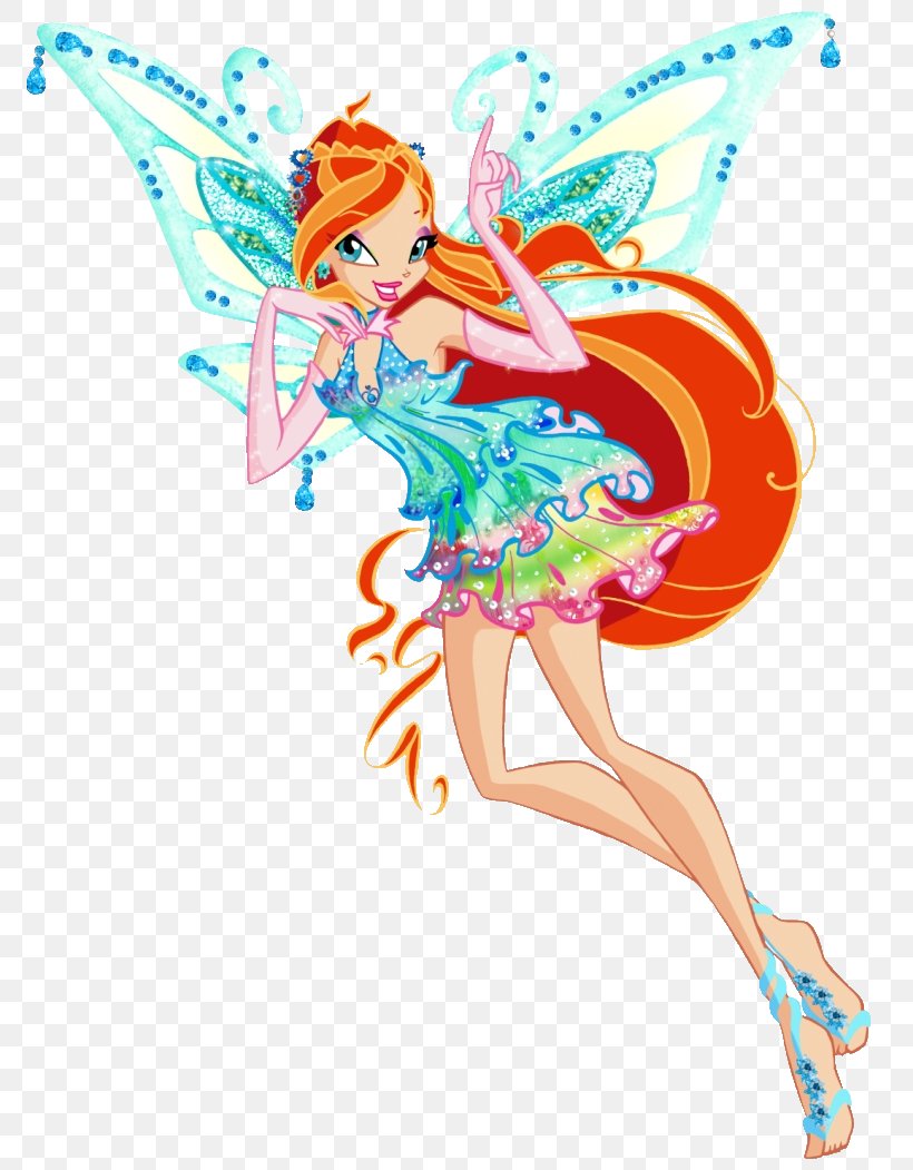 Bloom Tecna Musa Stella Winx Club: Believix In You, PNG, 771x1051px, Watercolor, Cartoon, Flower, Frame, Heart Download Free