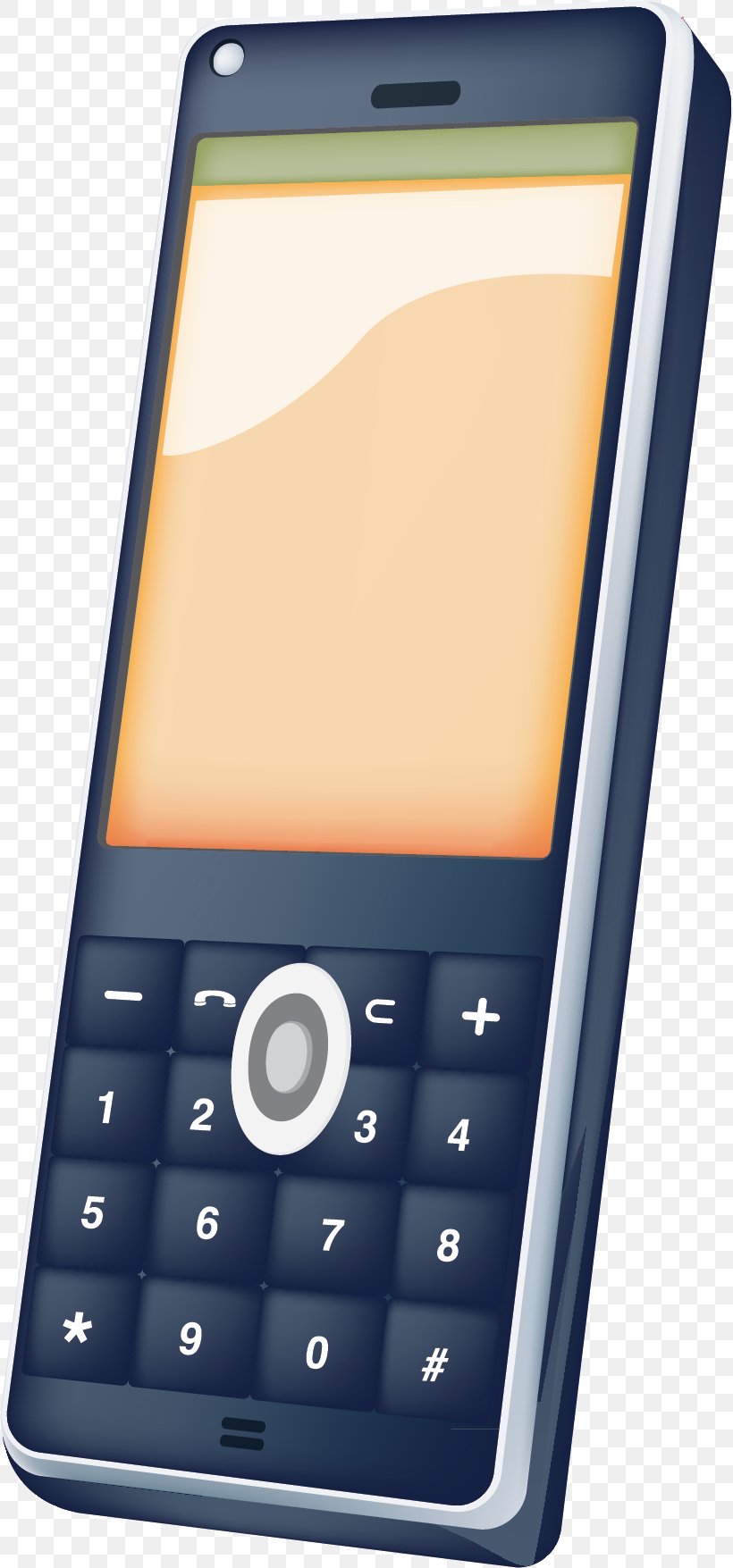 Feature Phone Smartphone Drawing Clip Art, PNG, 819x1755px, Feature ...