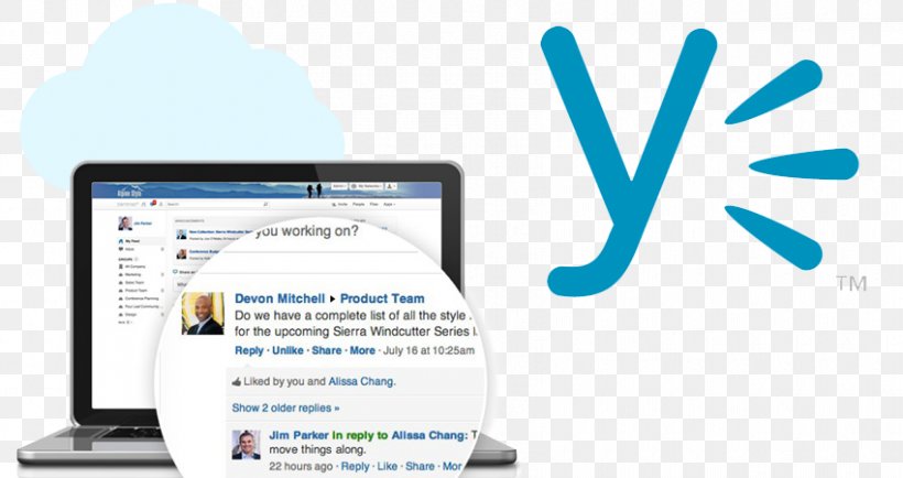 Yammer Microsoft Corporation Microsoft Teams Office 365 Enterprise Social Networking, PNG, 850x450px, Yammer, Apple, Brand, Business, Collaborative Software Download Free