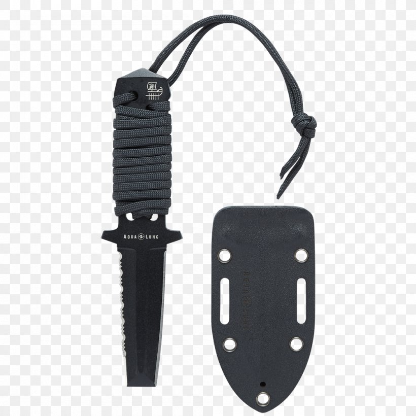 Knife Aqua-Lung Underwater Diving Scuba Diving Scuba Set, PNG, 1000x1000px, Knife, Aqua Lungla Spirotechnique, Aqualung, Blade, Cold Weapon Download Free