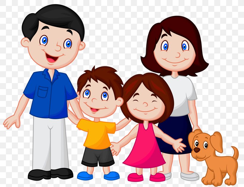 Cartoon Royalty-free Family, PNG, 800x630px, Cartoon, Boy, Child, Communication, Conversation Download Free