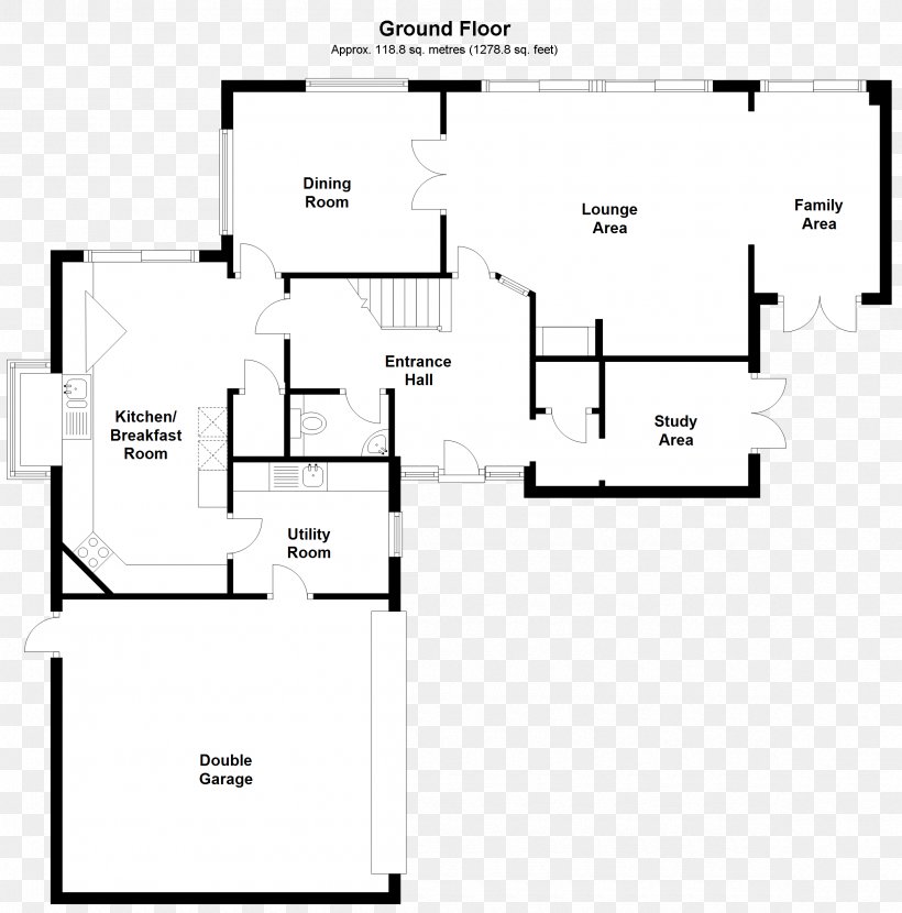 Floor Plan House Dining Room Open Plan Living Room, Png, 2370X2399Px, Floor  Plan, Area, Bedroom, Black