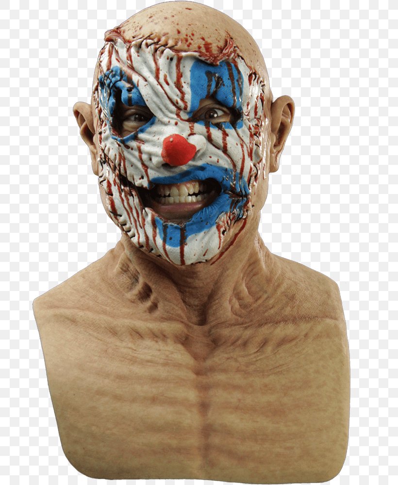 Latex Mask Clown Silicone It, PNG, 695x1000px, Mask, Balaclava, Clown, Composite Effects, Evil Clown Download Free