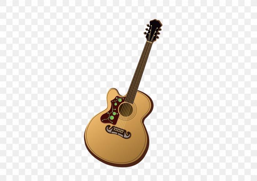 Steel-string Acoustic Guitar Vector Graphics String Instruments, PNG, 1280x904px, Watercolor, Cartoon, Flower, Frame, Heart Download Free