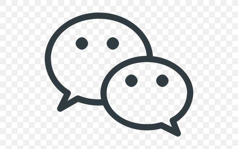 WeChat Email MG Student Homestay Online Chat, PNG, 512x512px, Wechat, Area, Black And White, Email, Emoticon Download Free