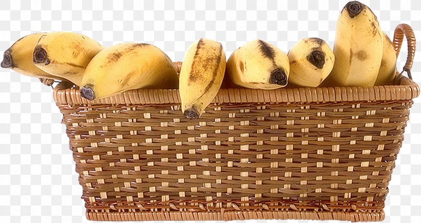 Banana Food Gift Baskets Fruit Clip Art, PNG, 1200x636px, Banana, Banana Box, Basket, Data Compression, Food Download Free
