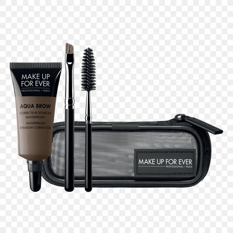 Make Up For Ever Aqua Brow Kit Make Up For Ever Aqua Brow Waterproof Eyebrow Corrector Cosmetics Eye Shadow Sephora, PNG, 2048x2048px, Cosmetics, Beauty, Brush, Cream, Eye Shadow Download Free