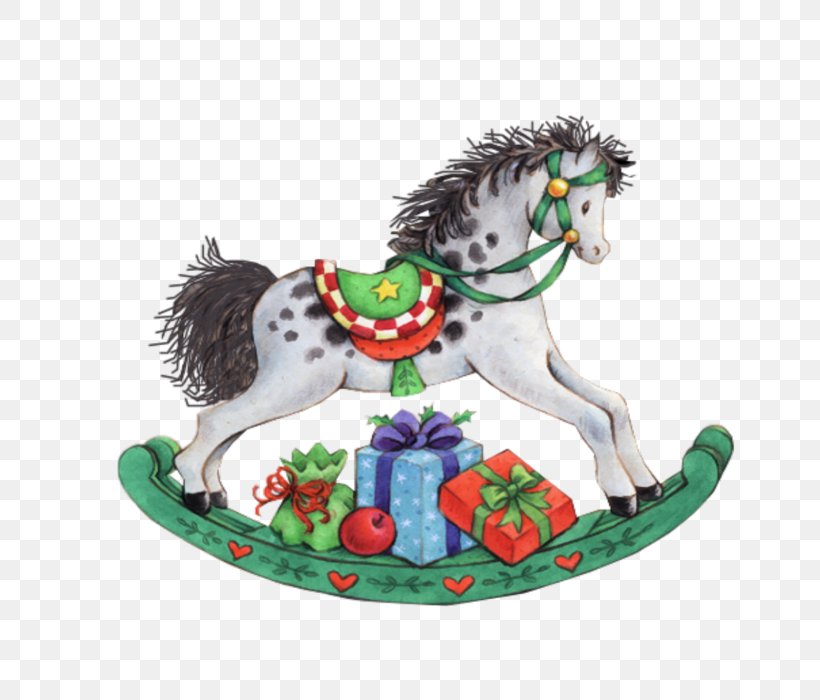 Rocking Horse Santa Claus Christmas Clip Art, PNG, 700x700px, Horse, Christmas, Christmas Card, Christmas Ornament, Christmas Stockings Download Free
