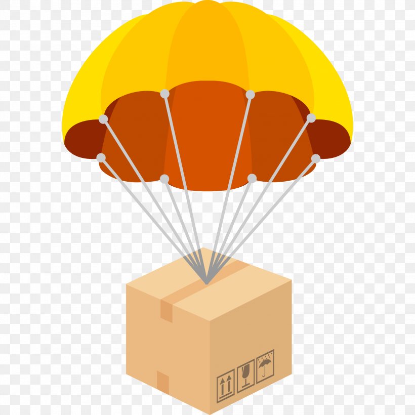 Parachute Flat Design Clip Art, PNG, 2083x2083px, Parachute, Airmail, Delivery, Flat Design, Hot Air Balloon Download Free