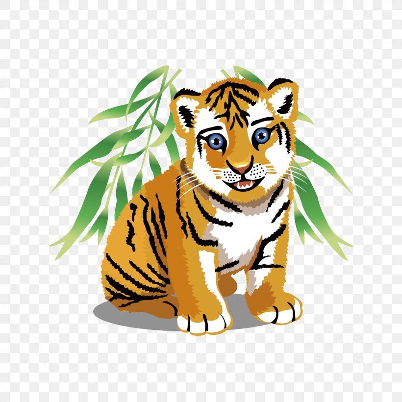 Tiger Vector Graphics Clip Art Image Jungle, PNG, 1654x1654px, Tiger, Animal, Animal Figure, Animated Cartoon, Big Cats Download Free