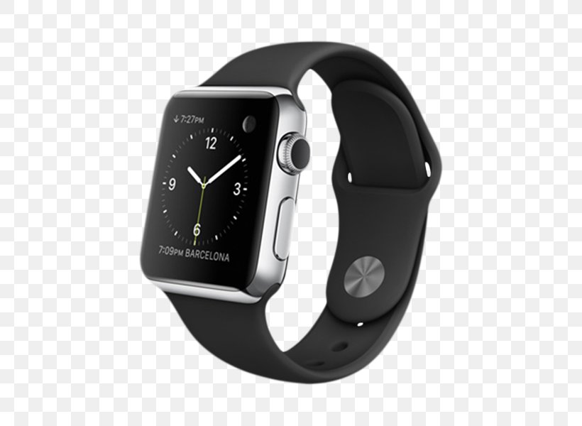 Apple Watch Series 1 Sport Apple Watch 38mm Space Black Case With Space Black Stainless Steel Link Bracelet, PNG, 600x600px, Apple Watch Series 1, Aluminium, Apple, Apple Pay, Apple S1 Download Free