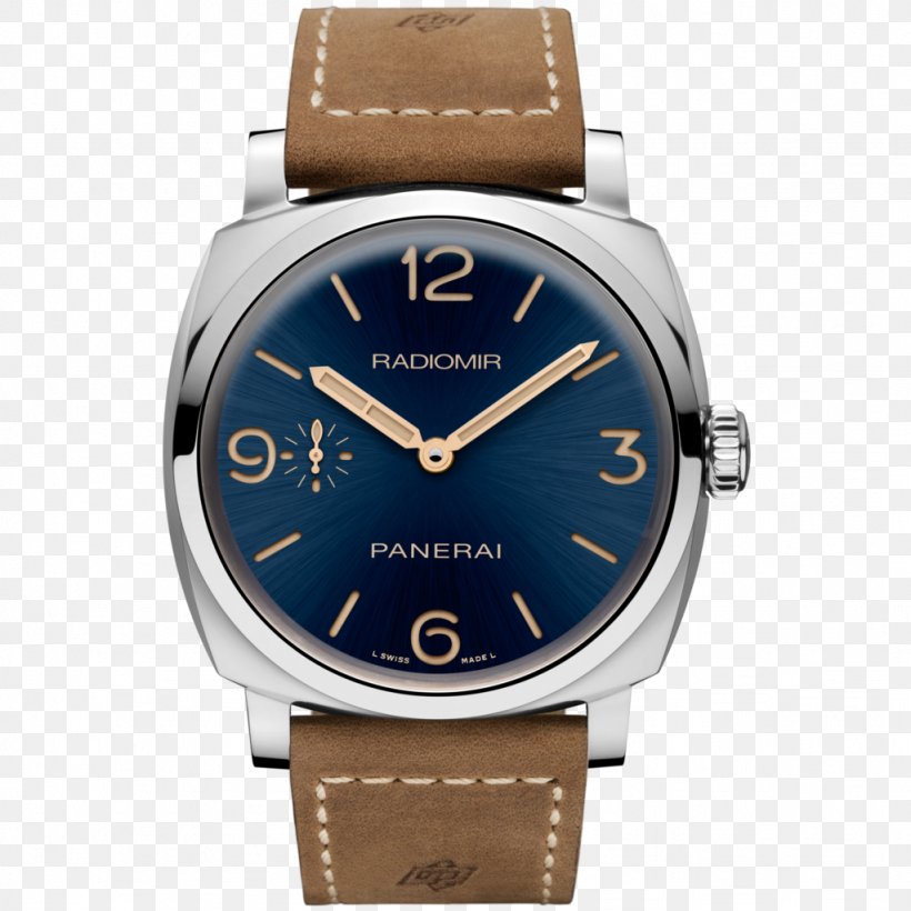 Panerai Men's Luminor Marina 1950 3 Days Radiomir Watch Strap, PNG, 1024x1024px, Panerai, Brand, Counterfeit Watch, Dial, Leather Download Free