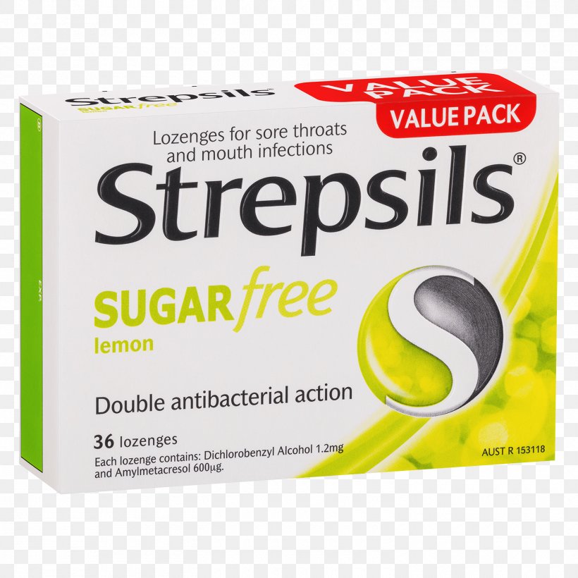 Strepsils Throat Lozenge 2,4-Dichlorobenzyl Alcohol Pharmaceutical Drug, PNG, 1500x1500px, Strepsils, Antiseptic, Brand, Common Cold, Grocery Store Download Free