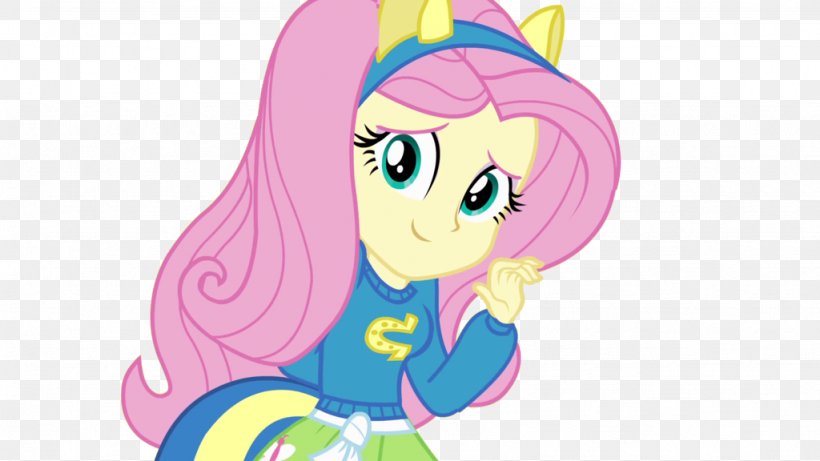Fluttershy Applejack My Little Pony: Equestria Girls Ekvestrio Rainbow Dash, PNG, 1024x576px, Watercolor, Cartoon, Flower, Frame, Heart Download Free